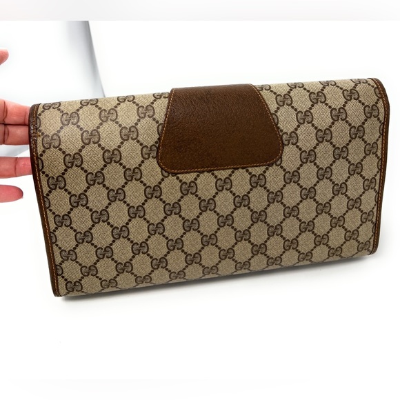 Gucci Clutch Crossbody Bag Handbag Sherry line Large Bag - Picture 3 of 16